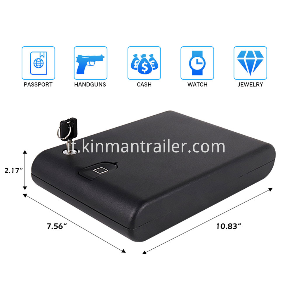 biometric gun safe bedside